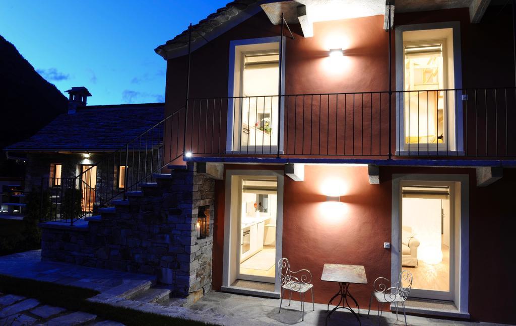 Myverzasca Resort Casa Rossa Brione  エクステリア 写真